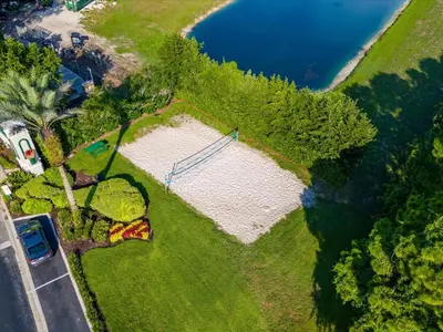 an aerial view of a park next to a lake at LDK2787 in Kissimmee