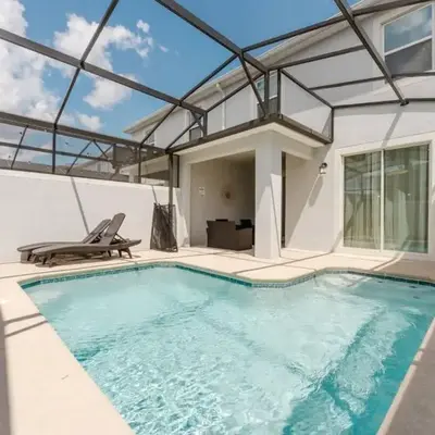 Casa 4Q c Piscina Privativa Perto da Disney