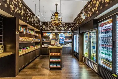 a store aisle of a grocery store with food and drinks at 2 Bedroom Condo 6403 in Orlando