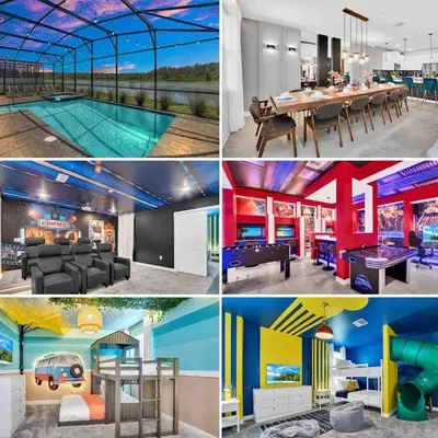 Brand New Luxury 9BR Villa Pool Spa Game Room