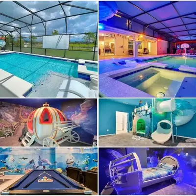 DeepSea World 15 Suites Sleep 30 Oversize Pool Spa