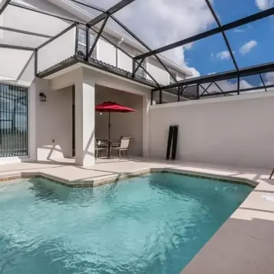 4QT Elegante Casa c/ Piscina – 10 Min da Disney!