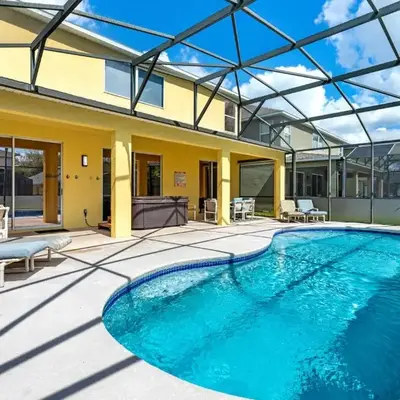 Disney Doorstep 7 Bedroom Villa with SouthFacing Pool and Hot Tub
