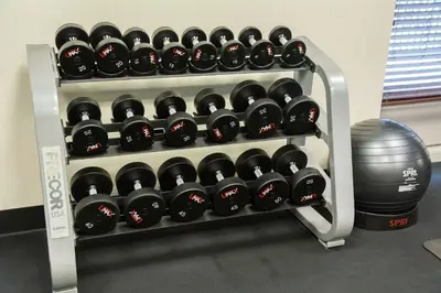 a rack of wine bottles in a room at Hampton Inn & Suites Orlando near SeaWorld in Orlando