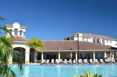 a view of the resort from the pool at Vista Cay Spacious Convention Center/Disney in Orlando