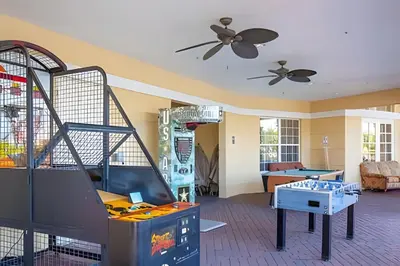 a living room with a giant video game system at Vista Cay Spacious Convention Center/Disney in Orlando