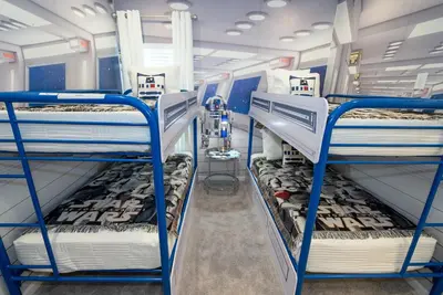 a group of bunk beds on a train at 10251 EBB Tide Lane in Orlando