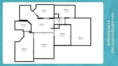 a floor plan of a house at 2784 Almaton 404 in Orlando