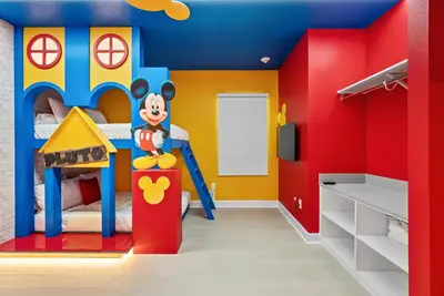 a lego room with a mickey bedroom at Brand NEW 11 Bedrooms At Sonoma in Kissimmee