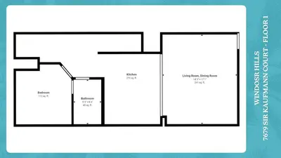 a diagram of a floor plan of a house at SKC7679 Windsor Hills Resort Vacation Townhome in Orlando