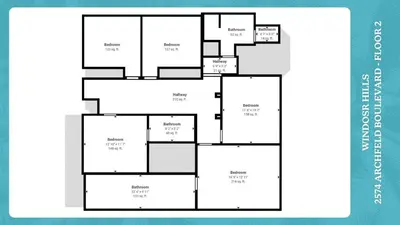 a black and white floor plan of aominiumominium at AF2574-Windsor Hills Resort Vacation Home in Orlando