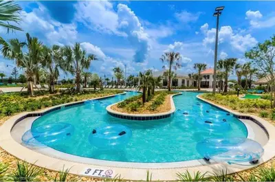 a pool at the resort at Summer in Style - 4 BR TownHome with Private pool in Kissimmee
