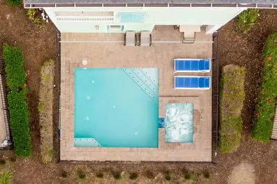 an overhead view of a swimming pool at Coconut Cabana - Access 4 Most in Orlando