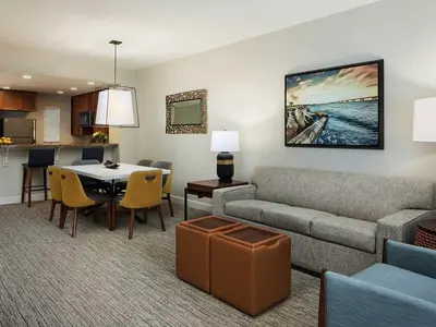 a living room with a couch and a table at Sheraton Vistana Villages 3BR Apartment with Resort Access in Orlando