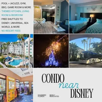 Aqua Condo-Free Shuttle-Disney-Universal EPIC