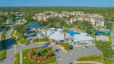 an aerial view of a resort with a park at Apartment Disney Universal Epic in Orlando