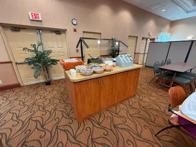 an office with a counter with food on it at 110 - Next to Disney - Pool in Orlando