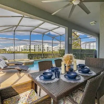 Luxe Lakeview Private Pool SPA 10 Min Disney