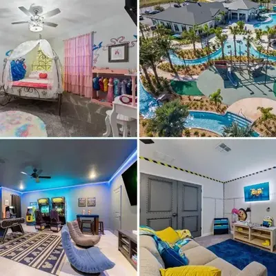 NEW 9Bdrm S. Facing Pool on Preserve near Dis/Univ