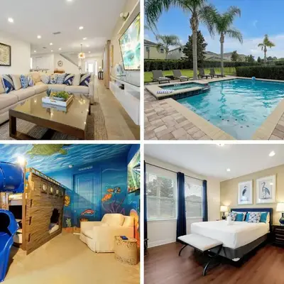 Magical Getaway Near Disney I Pool and Fun Room