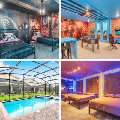 Huge 9-Bedroom Luxury Villa Near Disney With Pool