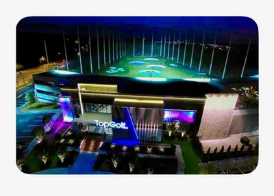 a view of a baseball stadium at night at Modern 2 Bedrm Apartment with fast Wi-fi - Apartment in Orlando