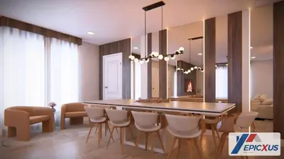 a dining room with a table and chairs at The Epic San Francisco Vista Cay Orlando Florida in Orlando