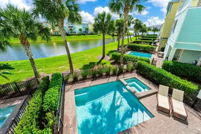 an image of a swimming pool at a resort at The Lime Life Cottage Near Disney With Margaritaville Resort And Island H20 Waterpark Access - 8056Sh in Orlando
