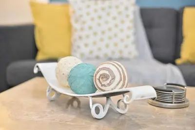 a small toy car on a table in a living room at Finest renovated w Pool, Game rm, 4 Mi to Disney in Kissimmee
