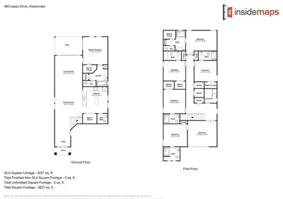 a floor plan of the residences at embassy point at 480 Lasso Dr. · 480 Villa - Large Luxury 7BD Home - SpaPool in Orlando
