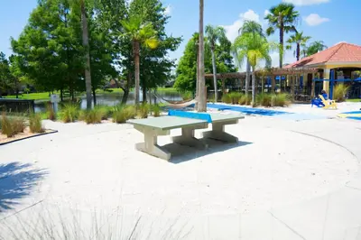 a picnic table in the middle of a park at 213 Hideaway Beach way in Kissimmee