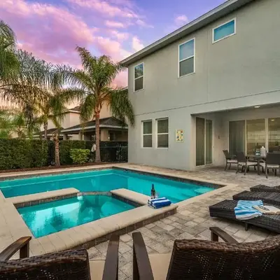 Private Heated Pool Game room 6MI to Disney