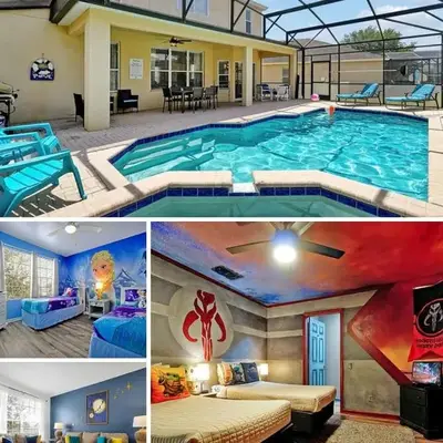 Themed Windsor Hills 6BR Private Pool Gameroom