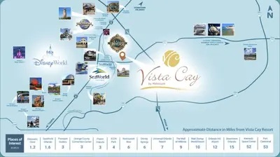 a map of the vista bay resort and spa at Universal Studios EPIC Splash Park 2BR CONDO ADA in Orlando