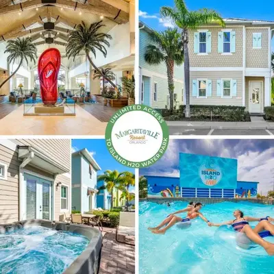 Tropical Cottage With Hot Tub Near Disney With Margaritaville Resort And Island H20 Waterpark Access - 8040Dr