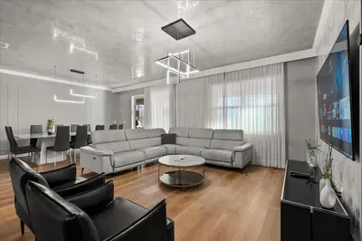 a living room with a couch and a table at 4324Prolouge in Kissimmee