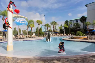 a pool at the disney resort at Fairfield Inn Suites by Marriott Orlando At SeaWorld in Orlando