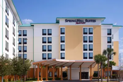 a rendering of the springhill suites anaheim hotel at SpringHill Suites by Marriott Orlando at SeaWorld in Orlando