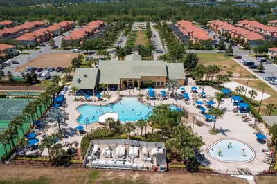 an aerial view of the pool at a resort at 8937CP-SVH in Kissimmee