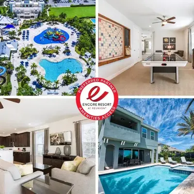 Private Pool And Game Room With Waterpark & Resort Access At Encore Resorts Reunion - 141La