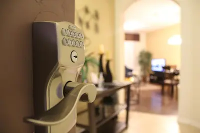 a soap dispenser on a wall in a living room at Viz Cay Apartment 202 in Orlando