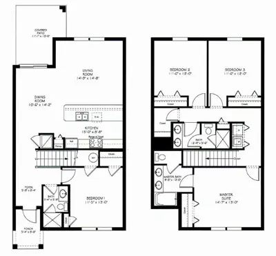 a floor plan of a proposed house at Dog-Friendly Townhome Wsplashpool -3201Pp in Kissimmee