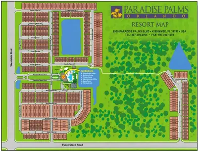 a map of the proposed renovations to the parking lot at Very Private Pool & Spa, Spacious, Wifi - 3507Pp in Kissimmee
