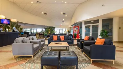 a lobby with couches and tables in a store at Encantada Rose - a 4 bed townhouse near Disney in Kissimmee
