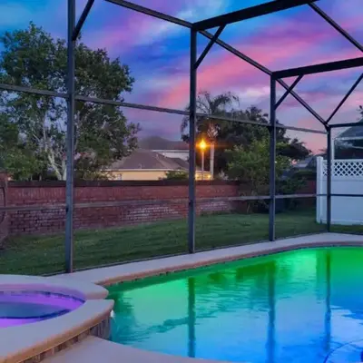 Disney Backstage Villa - Stay in this popular 4 bed pool home that's very close to Disney