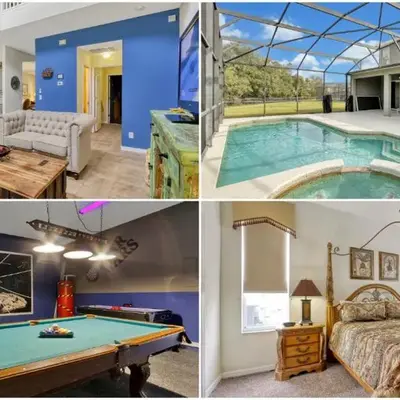 Mickeys Sunspot - 6 bed Emerald Island Resort pool home
