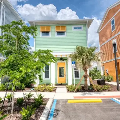 Key Lime Cabana Cottage Near Disney With Margaritaville Resort & Island H2O Access - 3062Kl