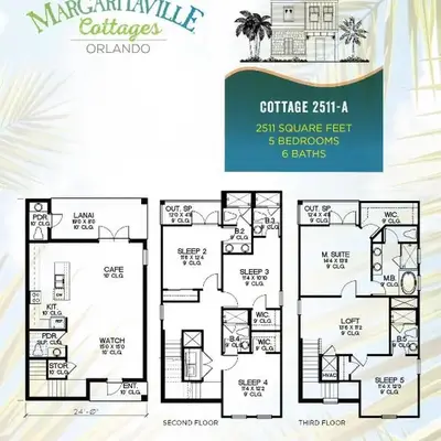 Spacious Cottage With Private Pool Near Disney With Margaritaville Resort & Island H2O Access - 8009Su