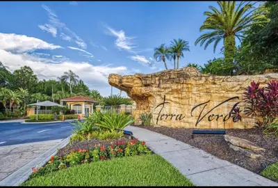 a rock wall with the word fun yard written on it at Terra Verde Resort!! Private Pool, Game Room, Near Disney And Universal!! in Kissimmee