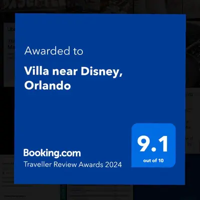 a screenshot of a cell phone with a blue screen at Disney Holiday Home, Orlando in Kissimmee